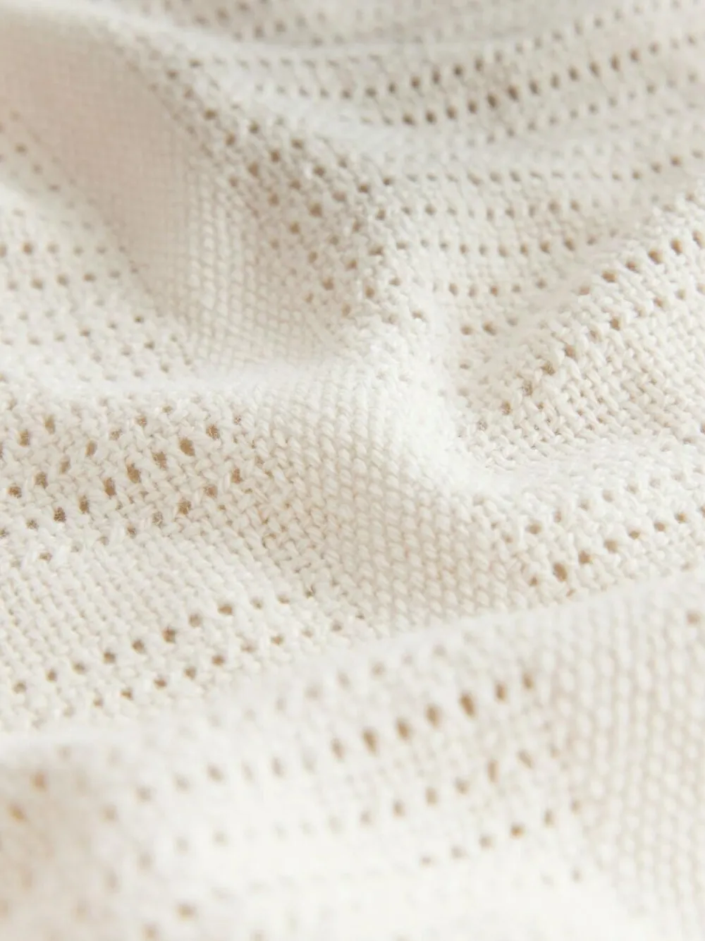 Hot Next 2 Pack 100% Cotton Baby Cellular Blanket Natural