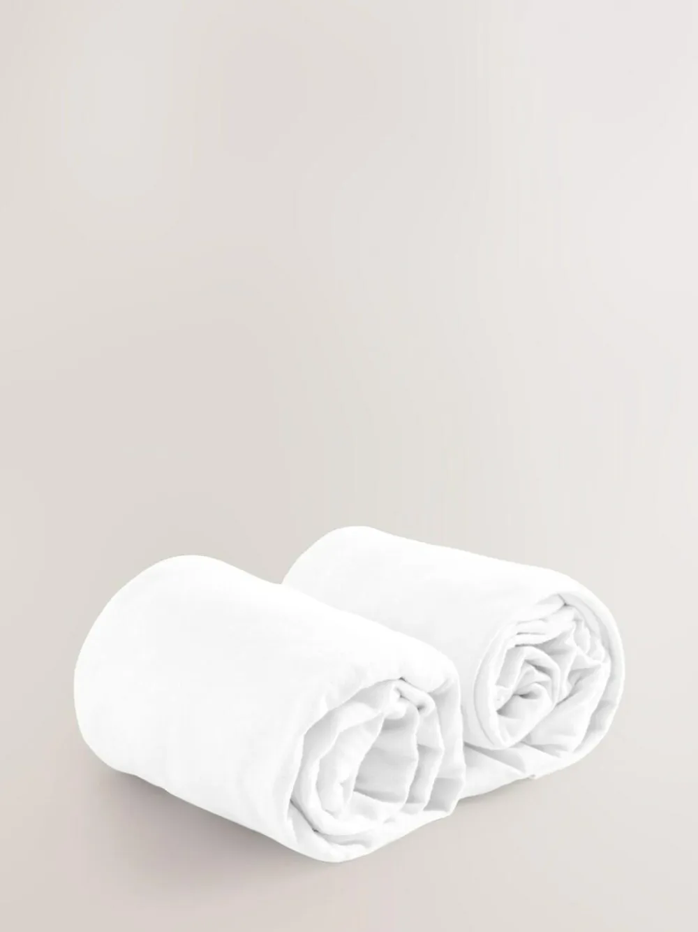 Next 2 Pack White 100% Cotton Jersey Baby Fitted Sheets^ Bedsheets & Pillow Cases|Nursery Bedding