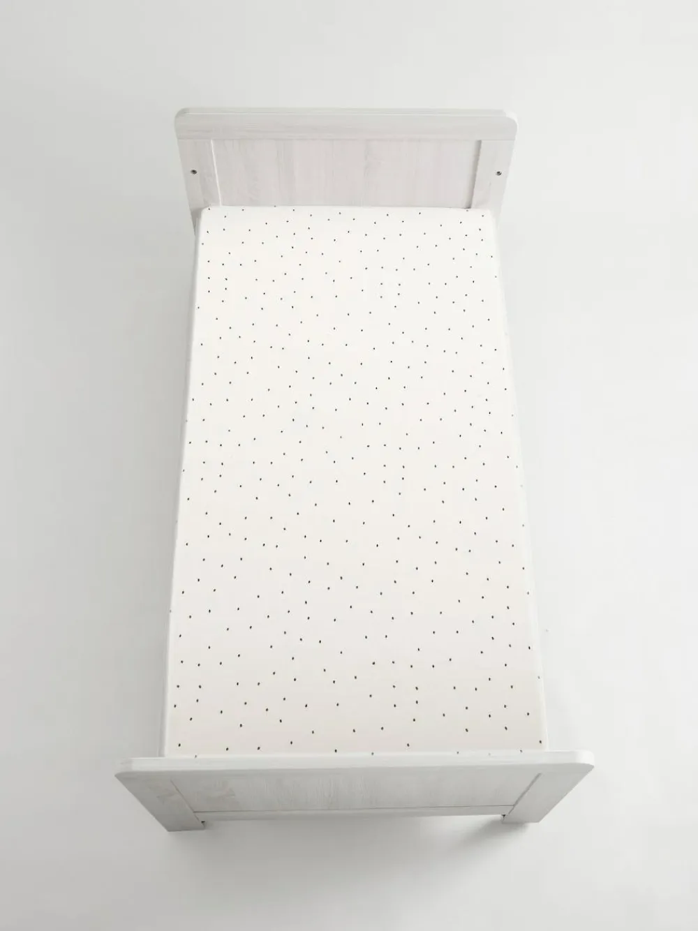 Next 2 Pack White/Grey Speckle 100% Cotton Jersey Baby Fitted Sheets^ Nursery Bedding|Bedsheets & Pillow Cases