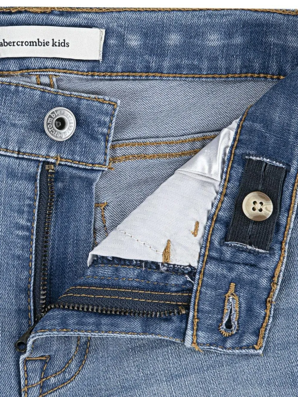 Online Abercrombie & Fitch Blue High Rise Flare Jeans