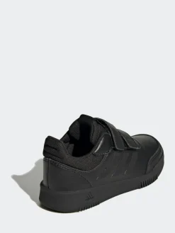 adidas Black Hook and Loop Tensaur Kids Trainers^BOY Sneakers|Sneakers