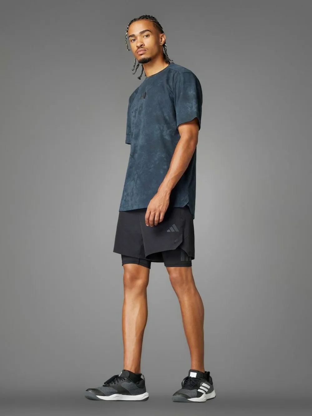 adidas Black 2-in-1 Shorts^ Shorts