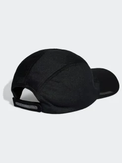 Clearance adidas Black Performance Running Aeroready Four-Panel Mesh Cap