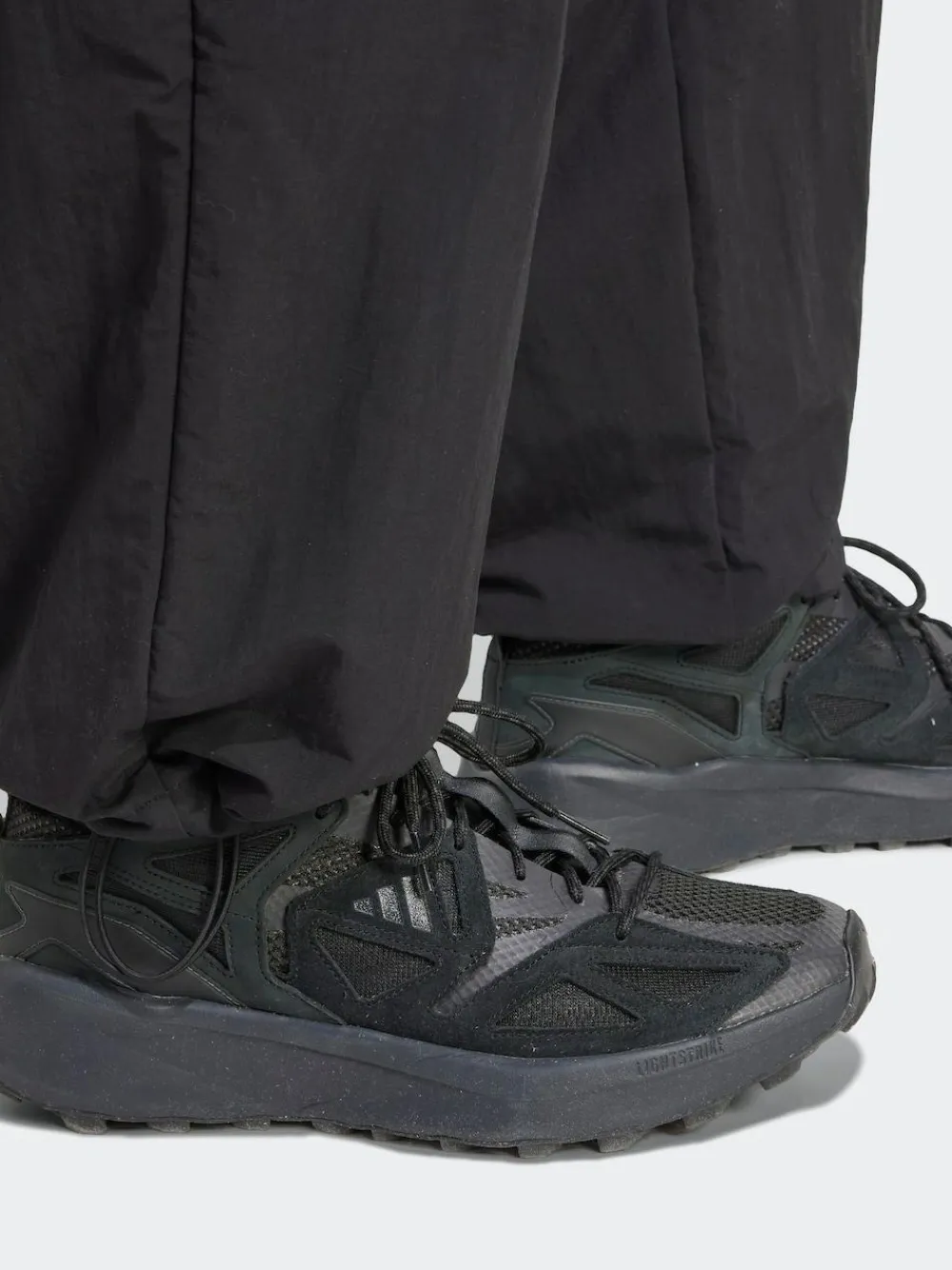 Discount adidas Black Small Essential Logo Woven Open Hem Joggers