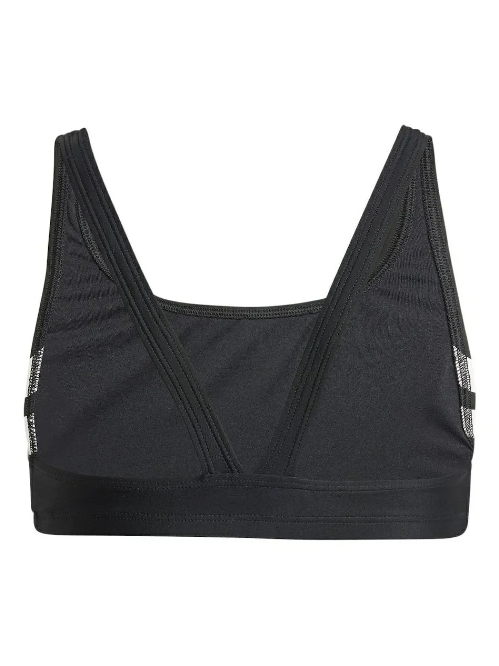 Outlet adidas 3-Stripes V-Back Kids Bikini Black