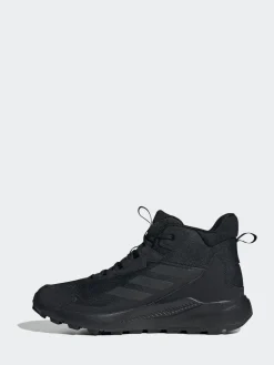 adidas Black Terrex Anylander Mid Hiking Shoes^ Sneakers