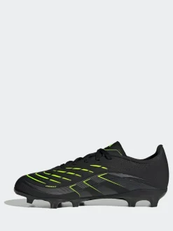 adidas Black/Grey Kids Predator League Firm/Multi Ground Boots^ Soccer Cleats