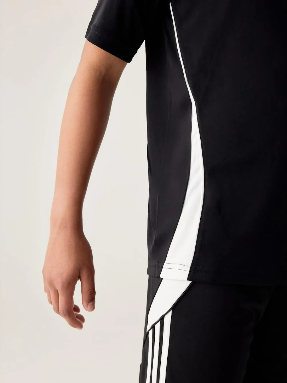 Outlet adidas Black/White Tiro 24 Kids Jersey