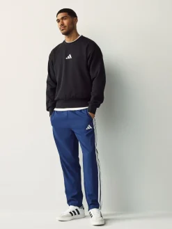Sale adidas Essentials 3-Stripes Stanford Open Hem Joggers Blue