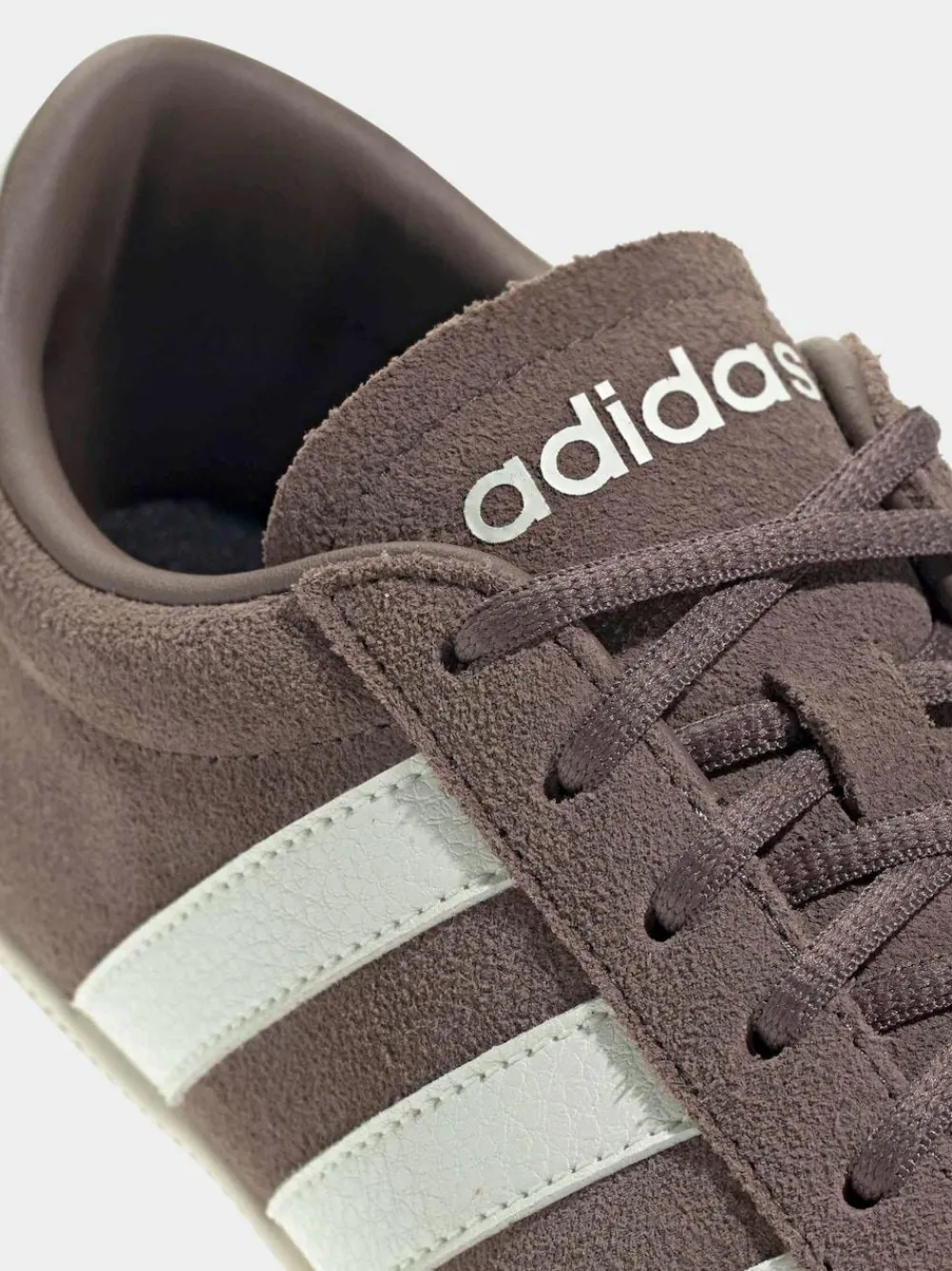 adidas Brown/White Grand Court Lo Trainers^Women Sneakers