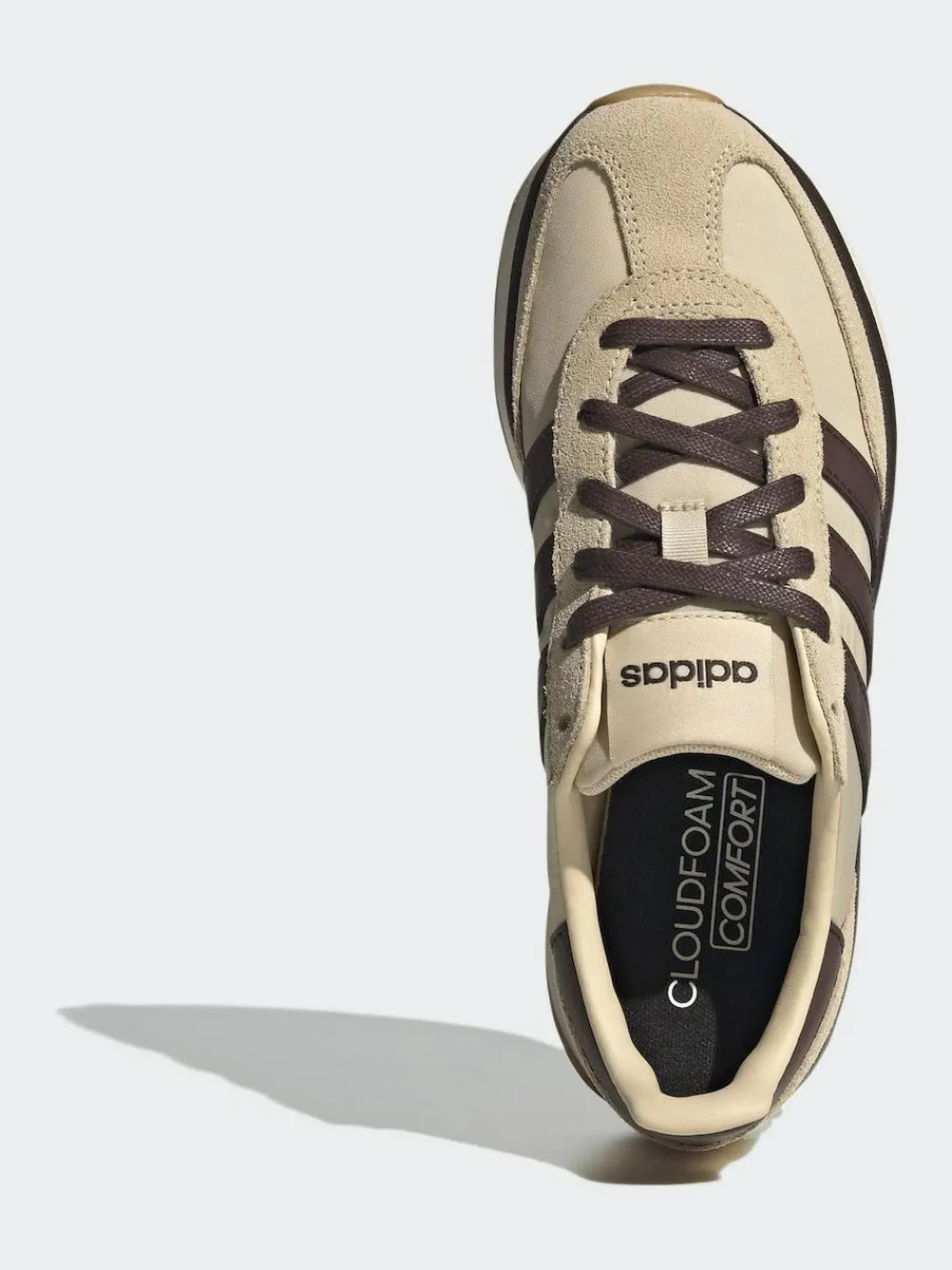 adidas Cream/Brown RUN 60s 4.0 Trainers^Women Sneakers