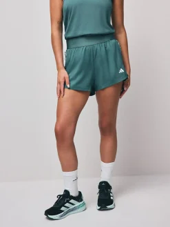 Clearance adidas Hyperglam Woven Shorts Green Dark