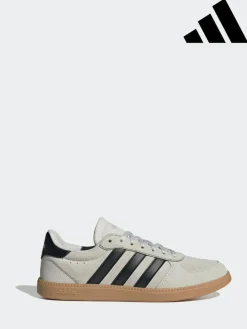 adidas Grey / Black Breaknet Sleek Trainers^Women Sneakers|Sportswear