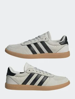adidas Grey / Black Breaknet Sleek Trainers^Women Sneakers|Sportswear