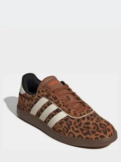 adidas Leopard Print/White Breaknet Sleek Trainers^Women Sneakers