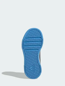 adidas Navy/Blue/White Hook and Loop Tensaur Kids Trainers^BOY Sneakers|Sneakers