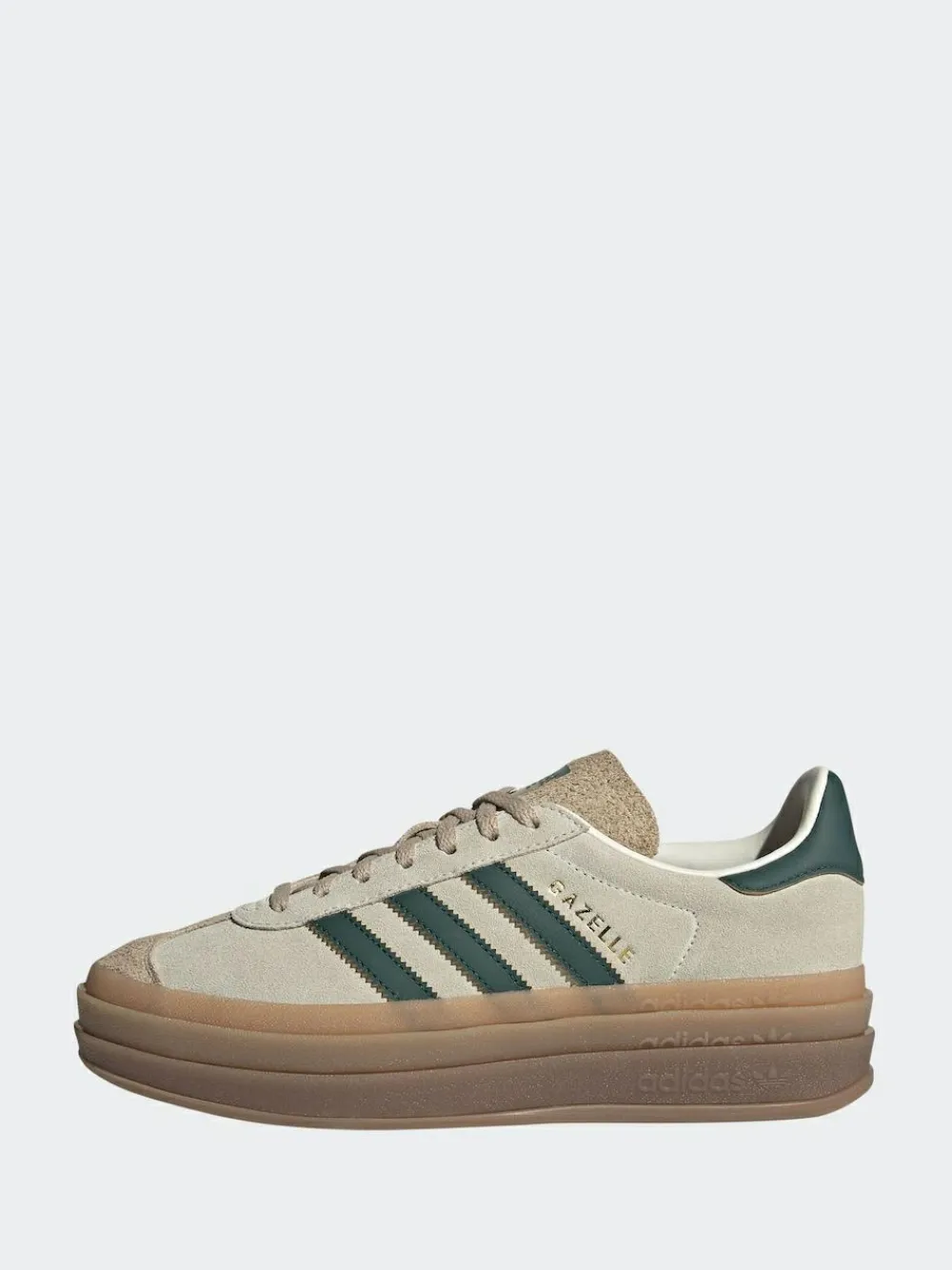 adidas originals Brown/Green Gazelle Bold W Trainers^Women Sneakers
