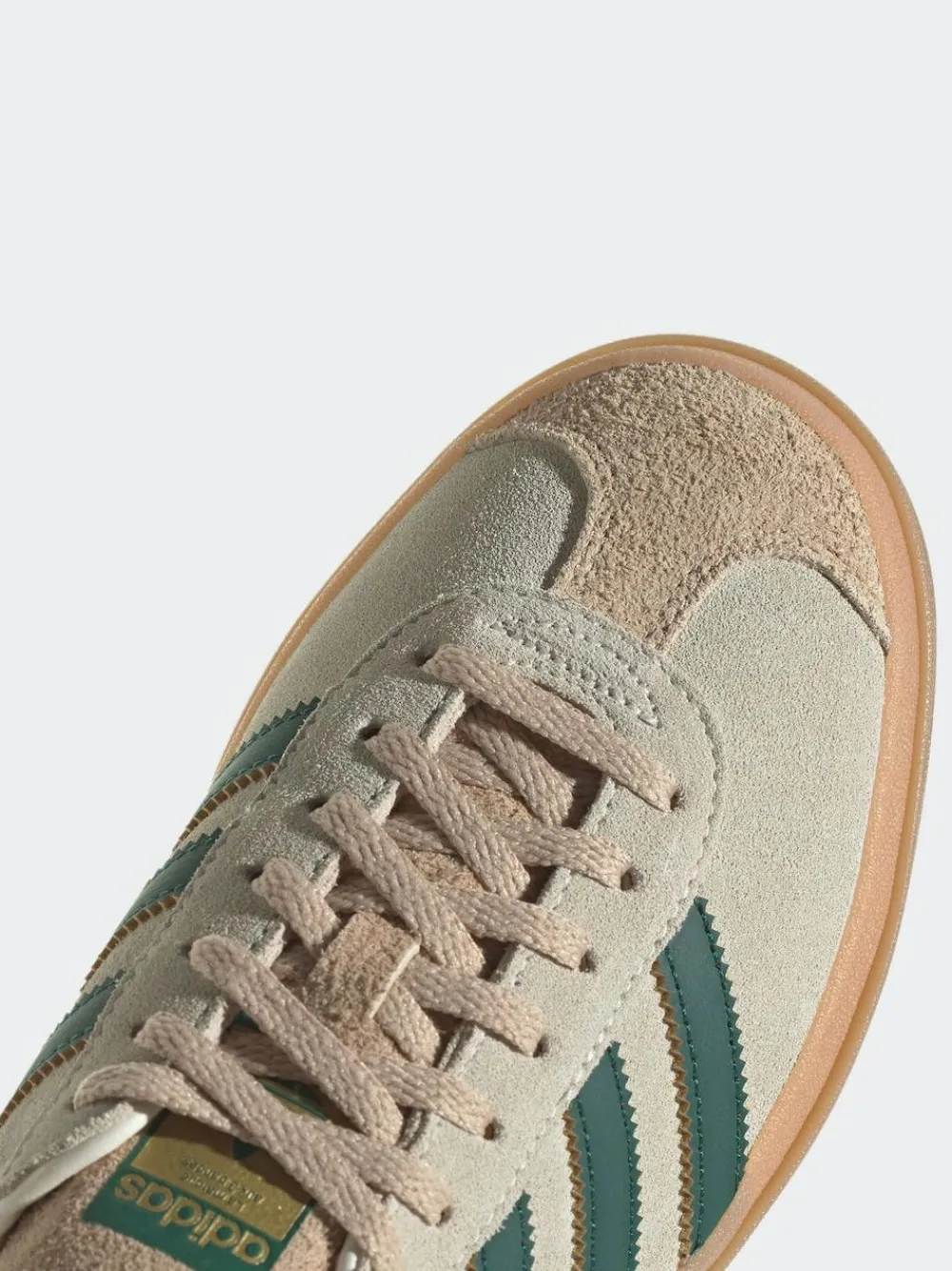 adidas originals Brown/Green Gazelle Bold W Trainers^Women Sneakers