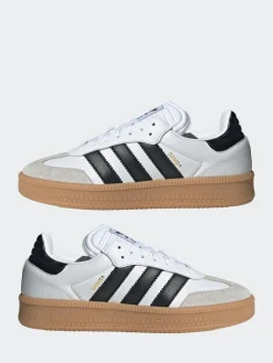 Hot adidas originals XLG Samba Trainers Pearl White