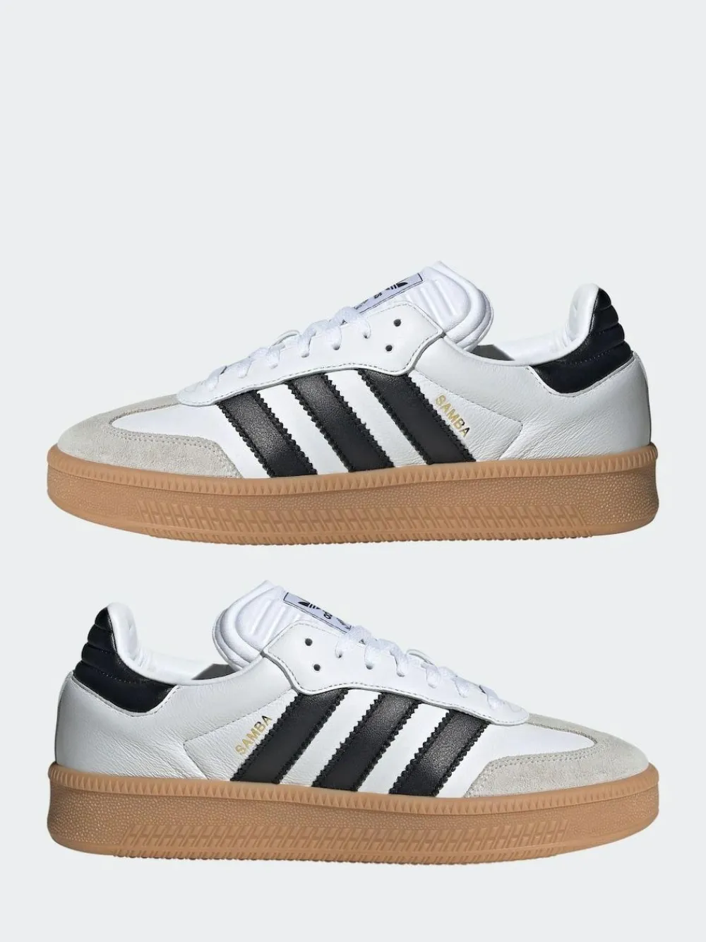 Hot adidas originals XLG Samba Trainers Pearl White