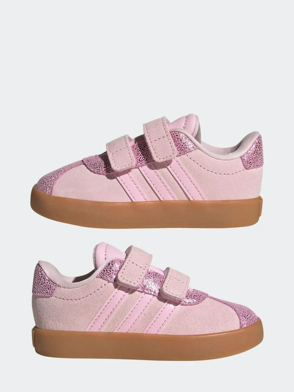 adidas VL Court 3.0 Hook and Loop Kids Trainers^BOY Sneakers|Sneakers