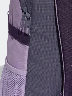 adidas Purple Kids 3 Stripe Backpack