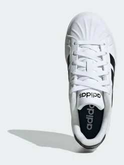 adidas Street Talk Lace Junior Trainers^BOY School Shoes|Boys Shoes