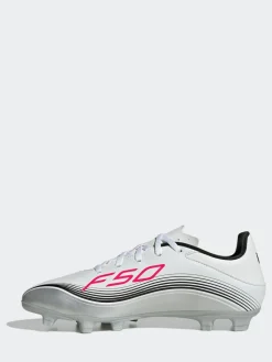 Sale adidas White/Blue Adult F50 Messi Club Firm Ground Boots
