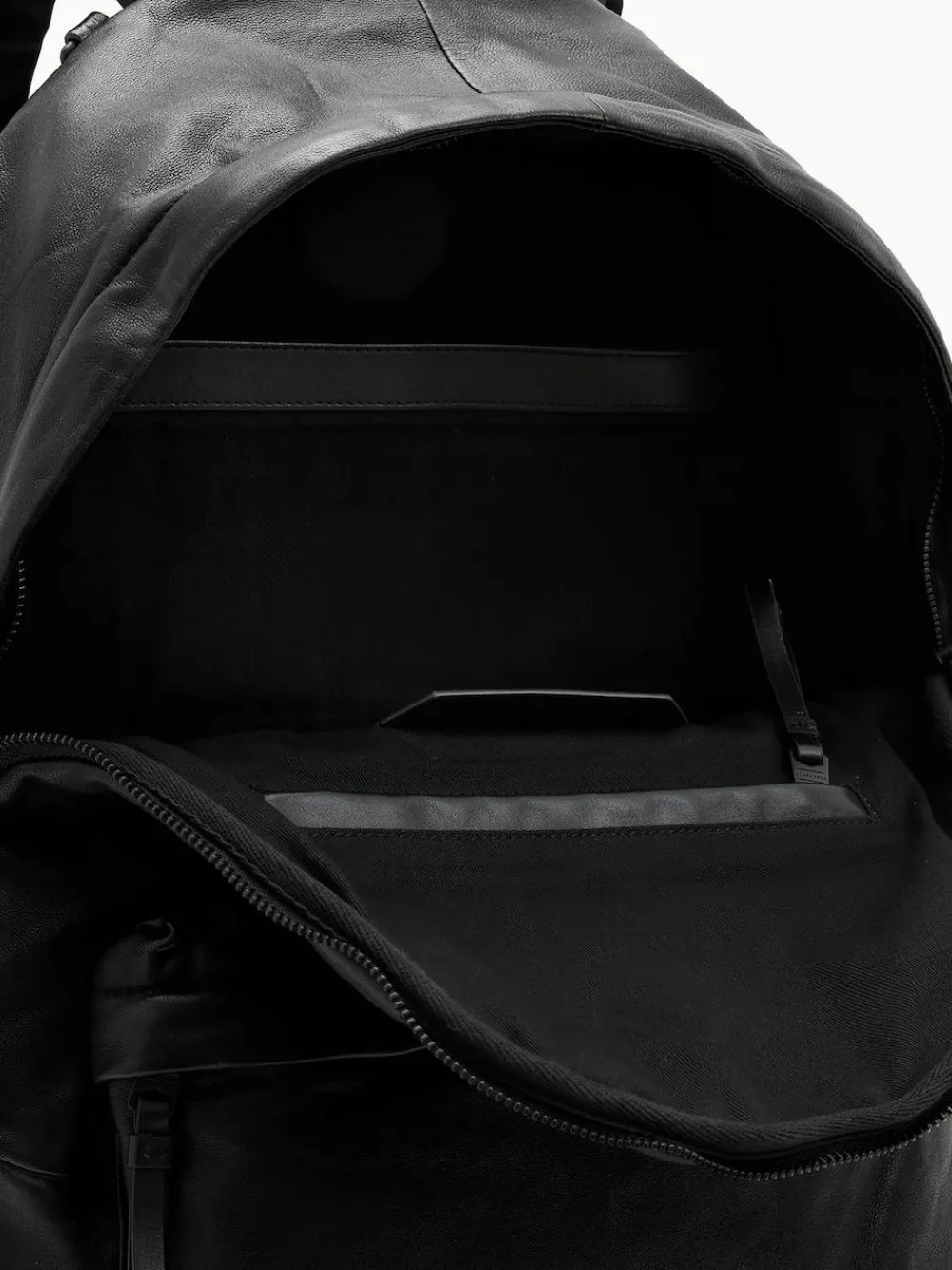 Hot All Saints AllSaints Black Carabiner Backpack