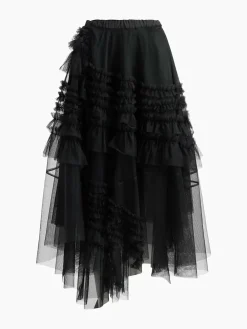 Sale All Saints AllSaints Jen Tulle Skirt Black