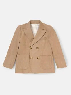 Discount Angel & Rocket Cream Chester Double Breasted Jacket