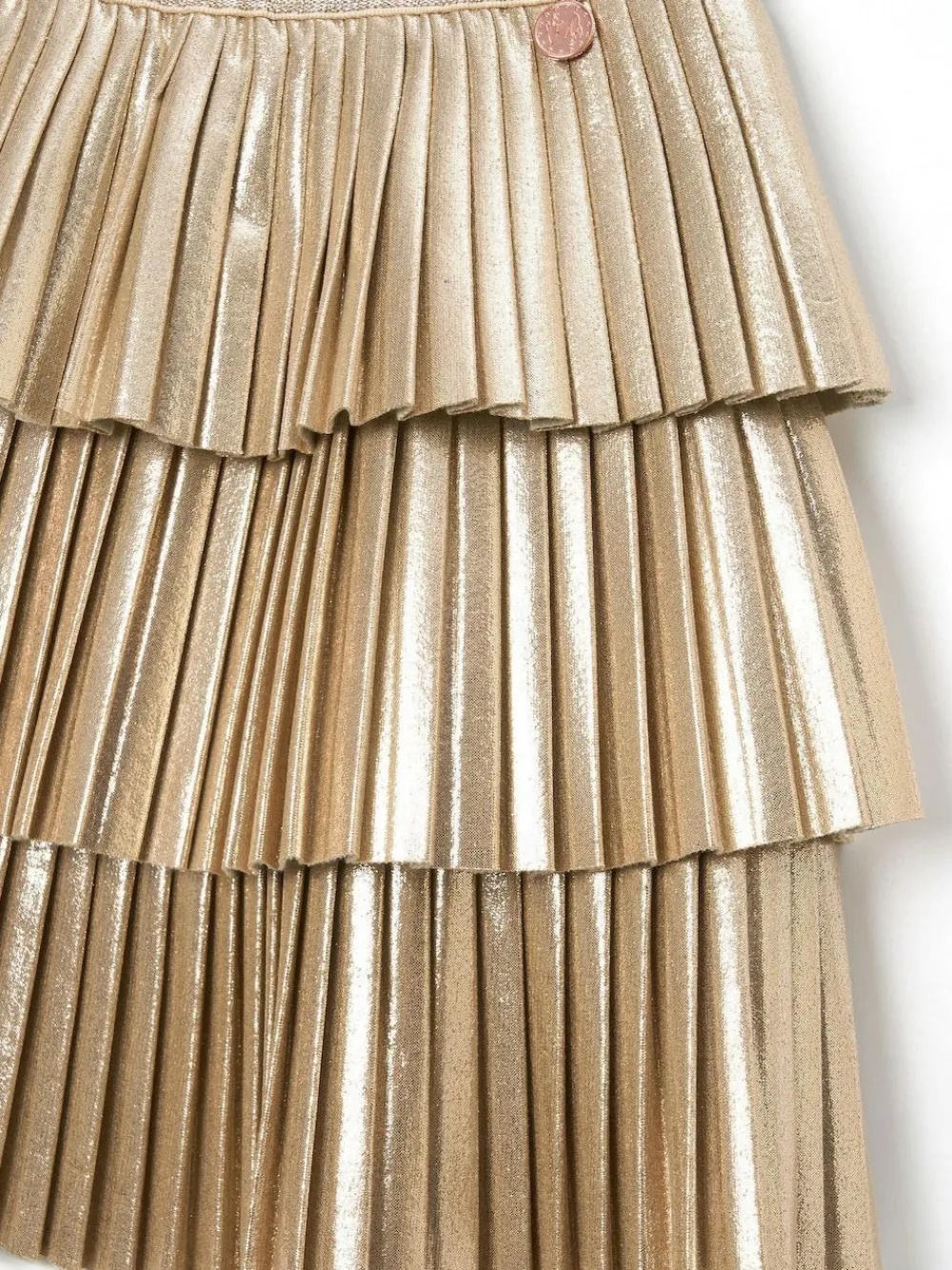Angel & Rocket Lucile Metallic Tiered Rara Skirt^ Shorts & Skirts