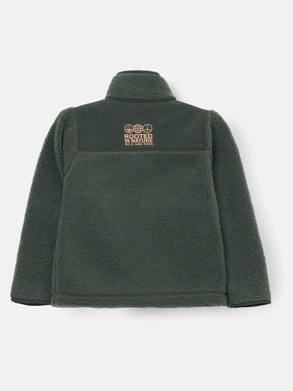 Angel & Rocket Green Aaron Zip Through Sherpa Fleece^BOY Coats & Jackets|Snowsuits & Coats
