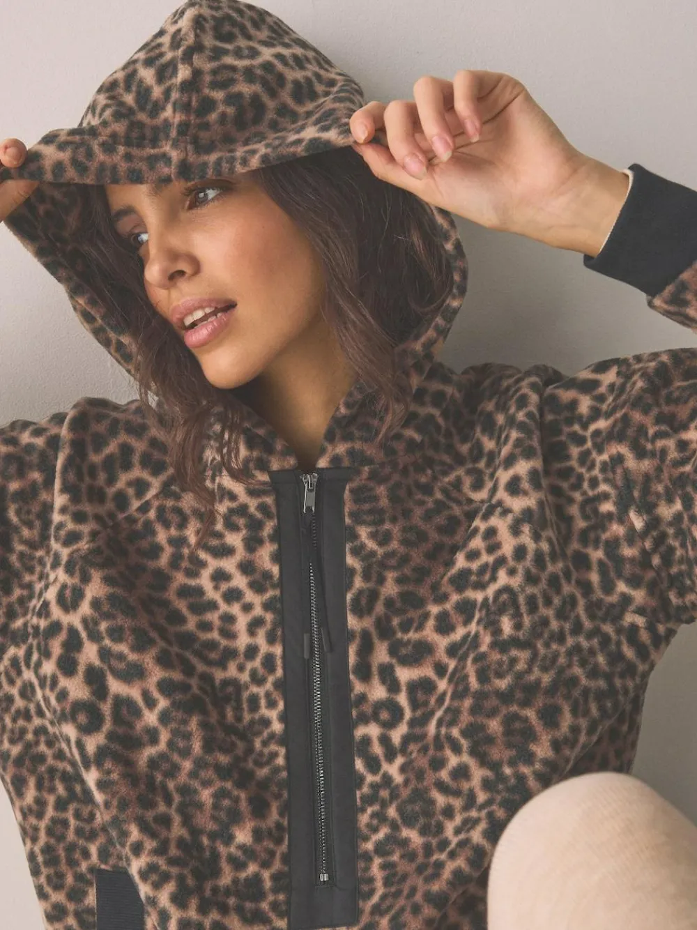 Next Half Zip Borg Fleece^Women Loungewear|Hoodies & Sweatshirts