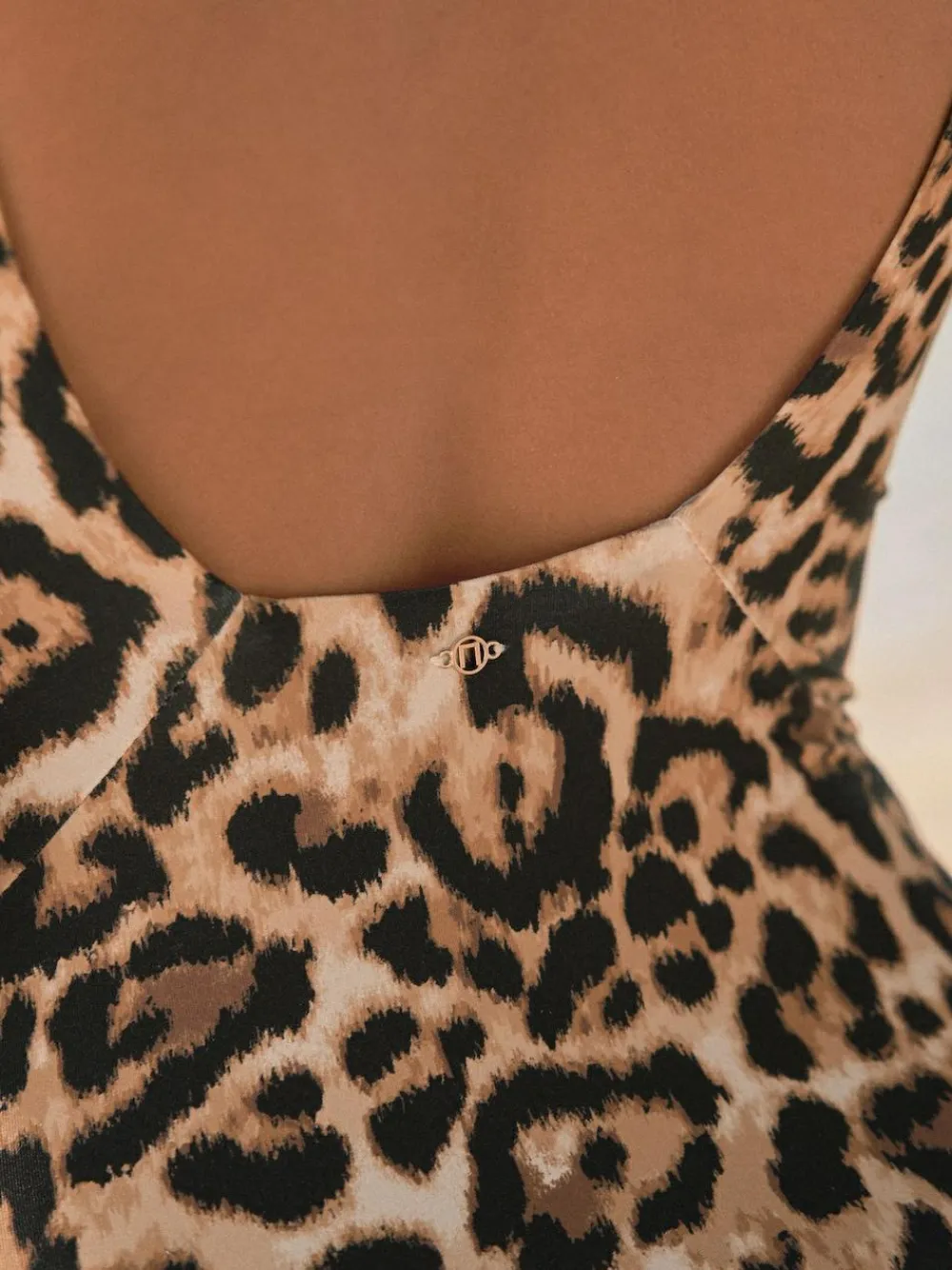 Sale Next Animal Plunge Shaping Tummy Control Swimsuit