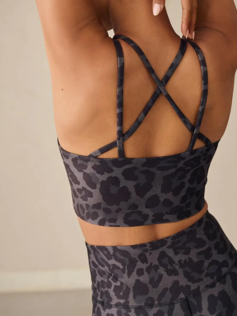 Next Active Double Strap Cross-Over Sports Bra^Women Bras|Sportswear