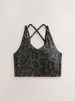 Next Active Double Strap Cross-Over Sports Bra^Women Bras|Sportswear