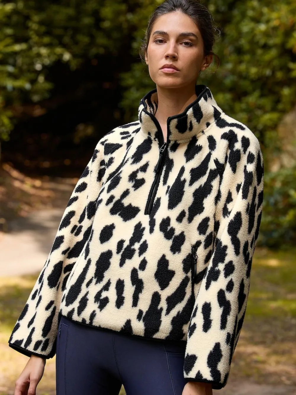 Clearance Next Active Printed Borg Jacket Animal Print