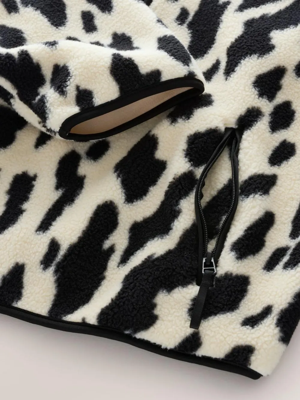 Clearance Next Active Printed Borg Jacket Animal Print