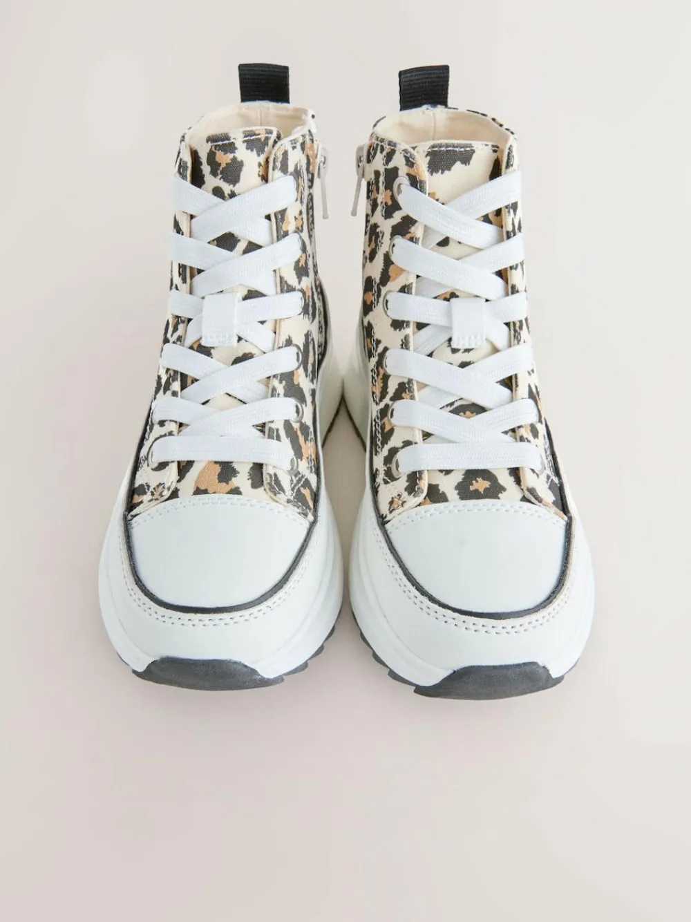 Next Extra Chunky Lace-Up With Zip Trainers^ Sneakers