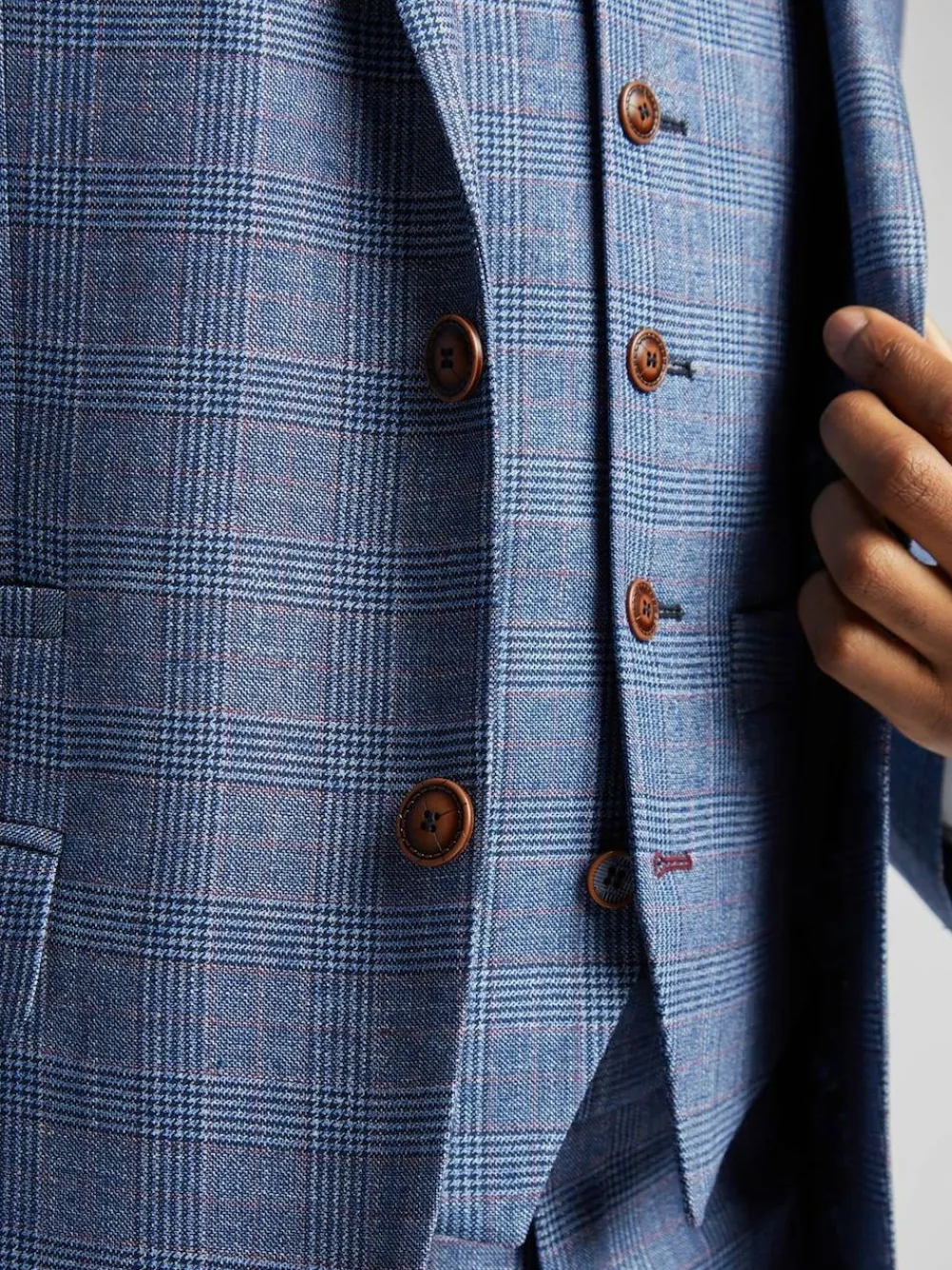 Antique Rogue Blue Hemlock Check Jacket^ Blue Suits