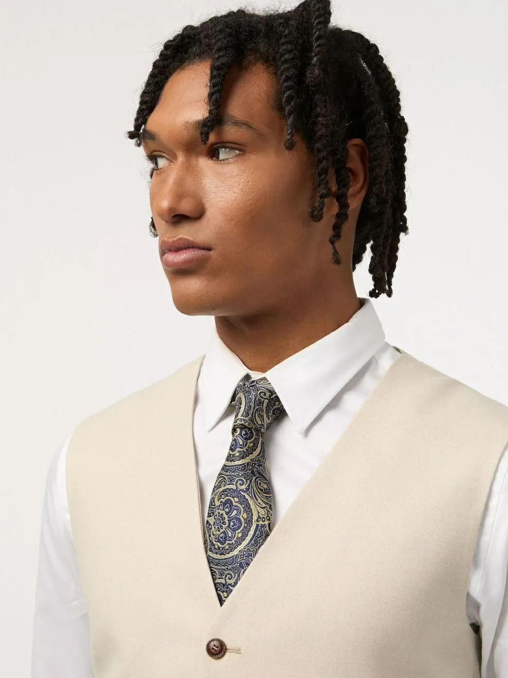 Best Antique Rogue Cream Blake Waistcoat
