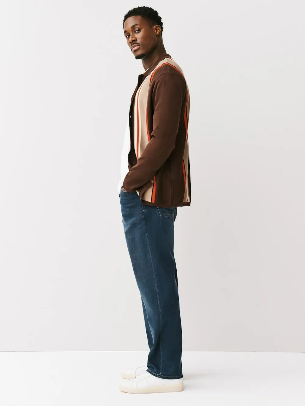 Next Ash Blue Relaxed Fit Comfort Stretch Jeans^ Jeans|Jeans