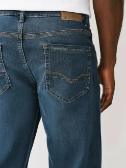 Next Ash Blue Relaxed Fit Comfort Stretch Jeans^ Jeans|Jeans