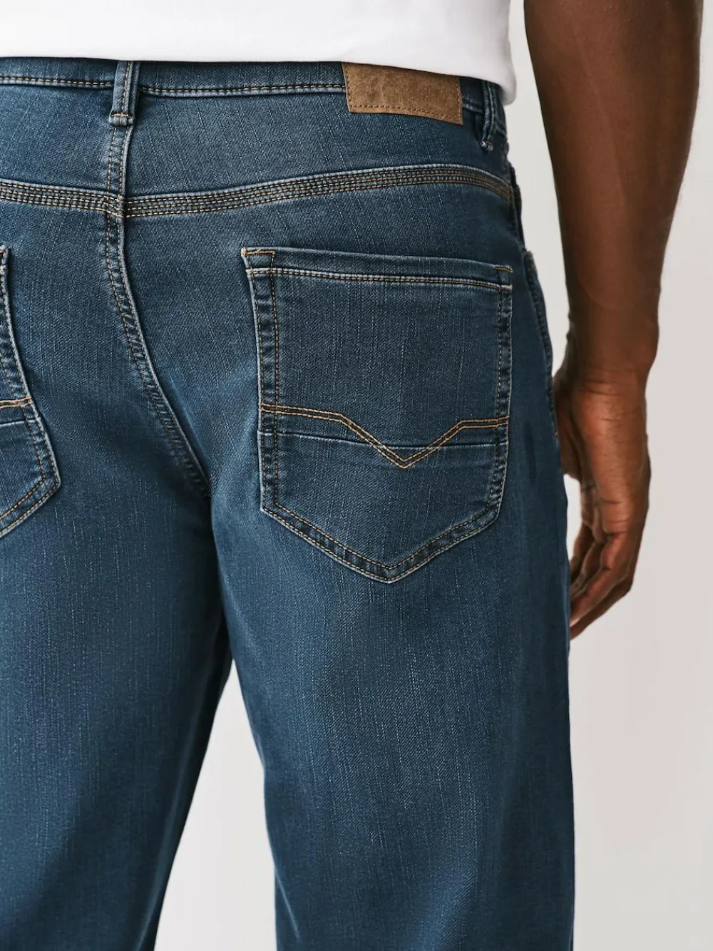 Next Ash Blue Relaxed Fit Comfort Stretch Jeans^ Jeans|Jeans
