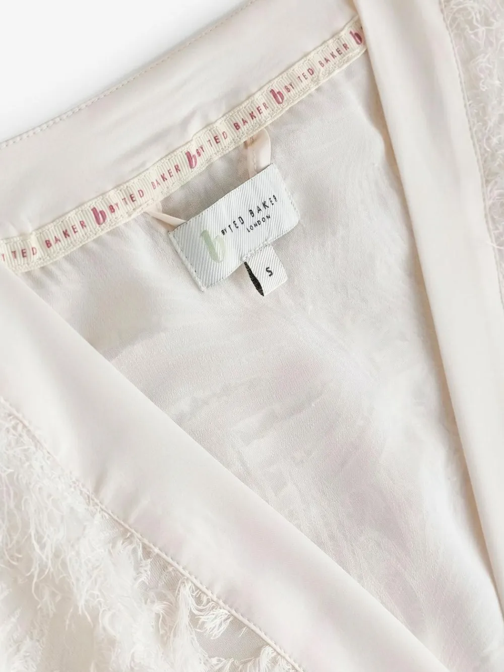 B by Ted Baker Feather Ivory Bridal Robe^Women Bathrobes|All Night & Lounge