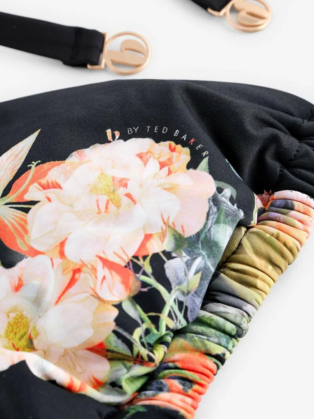 Sale B by Ted Baker Koi Triangle Black Bikini Top