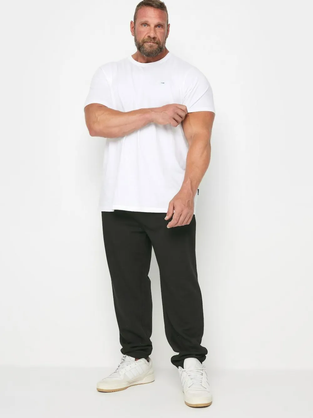 Discount BadRhino Big & Tall Black 100% Cotton Essential Joggers