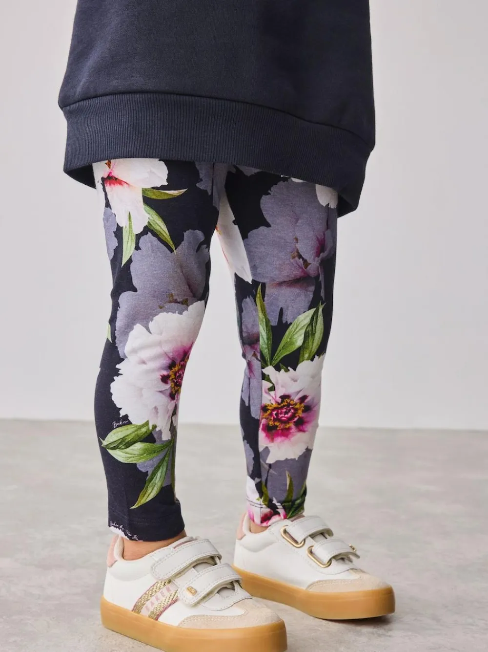 Baker by Ted Baker 2 Piece Longline Bow Sweat and Floral Leggings Set^ Sweatshirts & Hoodies