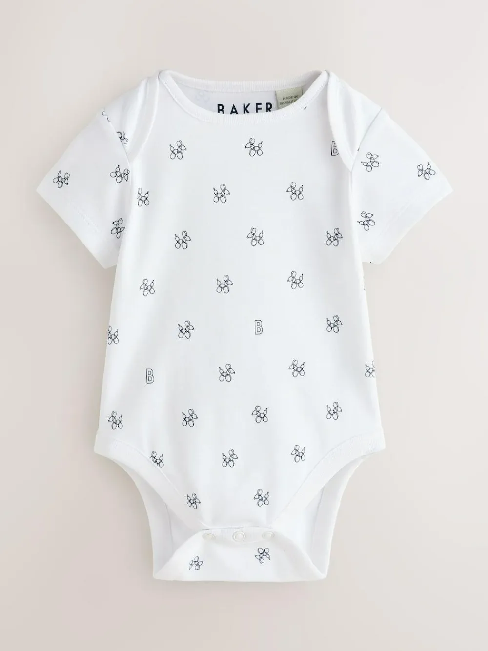 Hot Baker by Ted Baker Blue 3 Pack Short Sleeve Bodysuits